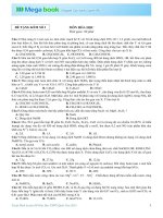 Luyện Đề Hóa Học THPT Quốc Gia 2015 Có đáp án Đề Số 1