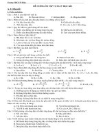 đề cương ôn tập vật lý 9