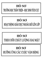 CÁC MẪU NHÃN HỒ SƠ NHÀ TRƯỜNG TỔNG HỢP