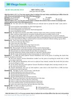 Luyện Đề Anh Văn THPT Quốc Gia Có đáp án Đề Số 10