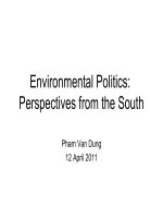 Environmentalism in the South