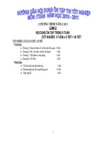 CHUONG TRINH ON TAP TN LOP 12