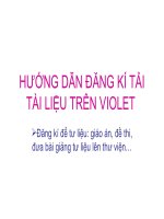hướng dẫn cách dang ki violet