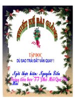 Dù sao Trái đất vẫn quay