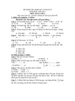 ĐỀ KIỂM TRA CUỐI KỲ 2 ( LAO ĐAO)