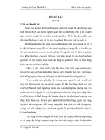 Hoàn thiện công tác kế toán bán hàng và xác định kết quả bán hàng tại công ty cổ phần thanh bắc thái bình dương
