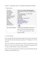 phân tích báo cáo tài chính công ty cổ phần kim khí thành phố hồ chí minh