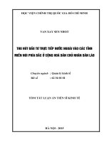 Thu hút đầu tư trực tiếp nước ngoài vào các tỉnh miền núi phía Bắc ở Cộng hòa Dân chủ Nhân dân Lào (TT)