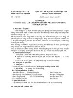 Kế hoạch giao lưu bong chuyền huyện