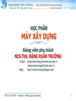 Học phần máy xây dựng - chương 5 Thiết bị gia cố nền móng