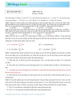 Đề Luyện thi ĐH môn Lý 2015 Có đáp án Đề số 1