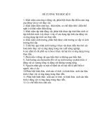 đề cương thi học kì II