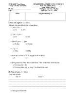 de thi cuoi ki II mon toan