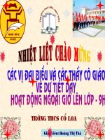 Giáo dục nếp sống văn minh cho hs HN