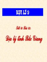 dia ly tinh bac  giang