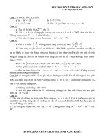 Đề thi học sinh giỏi cực hay