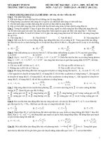 De va dap an thi thu dai hoc thpt gia dinh hung yen