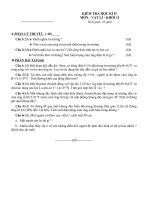 Đề Lý 11 KT HK II số 11