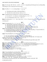 một số đề ôn tập hình học chương III lớp 10