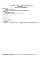 Cau truc va De thi thu DH (khoi 11)