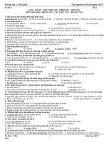 đề trắc nghiệm sinh 12 - biến dị