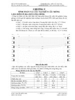 tính toán và cấu tạo cấu kết móng