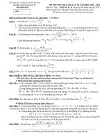 Đề thi thử ĐH & CĐ thpt Đào Duy Từ Toán B,D năm 2010-2011 ( Lần 2)