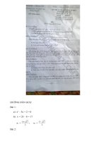 Đề và đáp án tuyển sinh môn toán vào lớp 10 tham khảo năm 2015 (2)