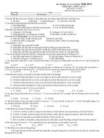 Đề Lý 11 KT HK II số 13