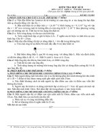 Đề Lý 11 KT HK II số 12