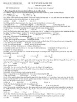 De va dap an thi thu dai hoc thpt 2