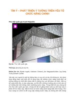 DIỄN TIẾN Ý TƯỞNG  TÌM Ý – PHÁT TRIỂN Ý TƯỞNG TRÊN YẾU TỐ CHỨC NĂNG CHÍNH