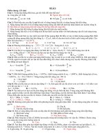 De thi TN Ly 12 hay kem dap an