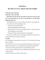 Bài giảng môn quản trị sản xuất và tác nghiệp: Chương 6: Bố trí mặt bằng doanh nghiệp