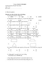 một số bài ôn tập toán 4 cuối HKII
