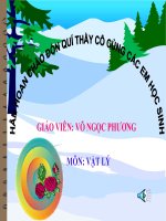 Bài 26: Sự bay hơi và sự ngưng tụ (t1)
