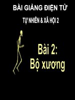 BÀI 2 BỘ XƯƠNG