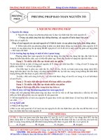 Phương pháp bảo toàn nguyên tố