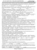 Đề hóa tổng hợp