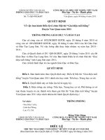 Điều lệ Hội thi 