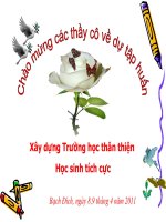 Trường học thân thiện - học sinh tích cực