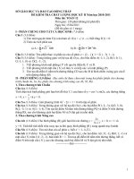 Đề thi và đáp án HK2 khối 12 năm 2011