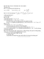 Đề thi thử vào 10 2011-2012 Toán