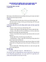 Chuyên đề: hệ thống hoá các dạng bài tập  về tứ giác nội, ngoại tiếp đường tròn