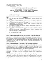 tài liệu công chức hành chính 2015 LĨNH VỰC KIỂM LÂM