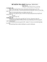 Bai thi hk 2 mon hoa