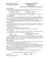 ĐỀ+ĐA HSG TỈNH THÁI NGUYÊN 2011