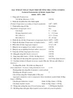 Đặc tính kỹ thuật của trạm trộn bê tông nhựa nóng cơ động