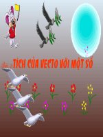 Tích của một số vectơ