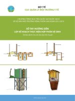 sổ tay hướng dẫn lập kế hoạch thực hiện hợp phần vệ sinh thuộc chương tình mục tiêu quốc gia về nước sạch và vệ sinh môi trường nông thôn giai đoạn 2012 2015